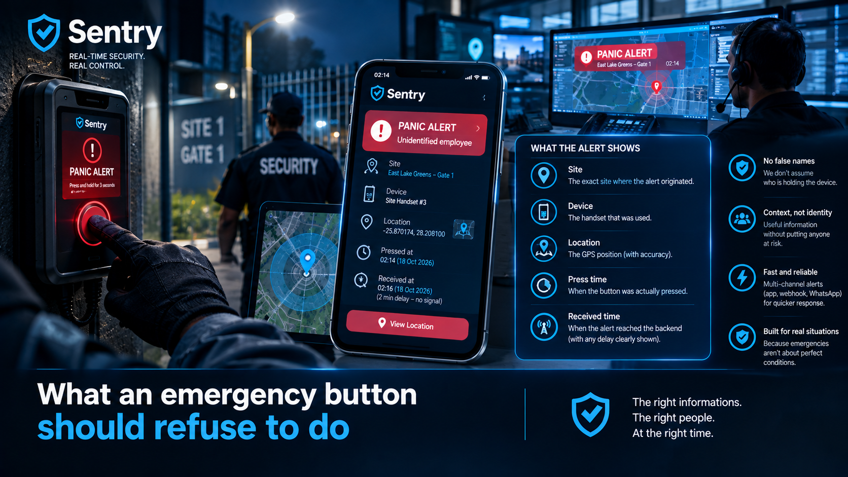 What an emergency button should refuse to do